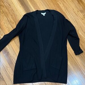 Terra & Sky Black Women's Cardigan